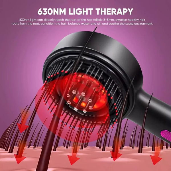 Thick Locks Red Light Head Massager